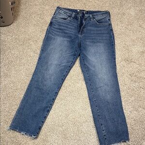 Kut from the Kloth Women's Straight Leg Blue Jeans